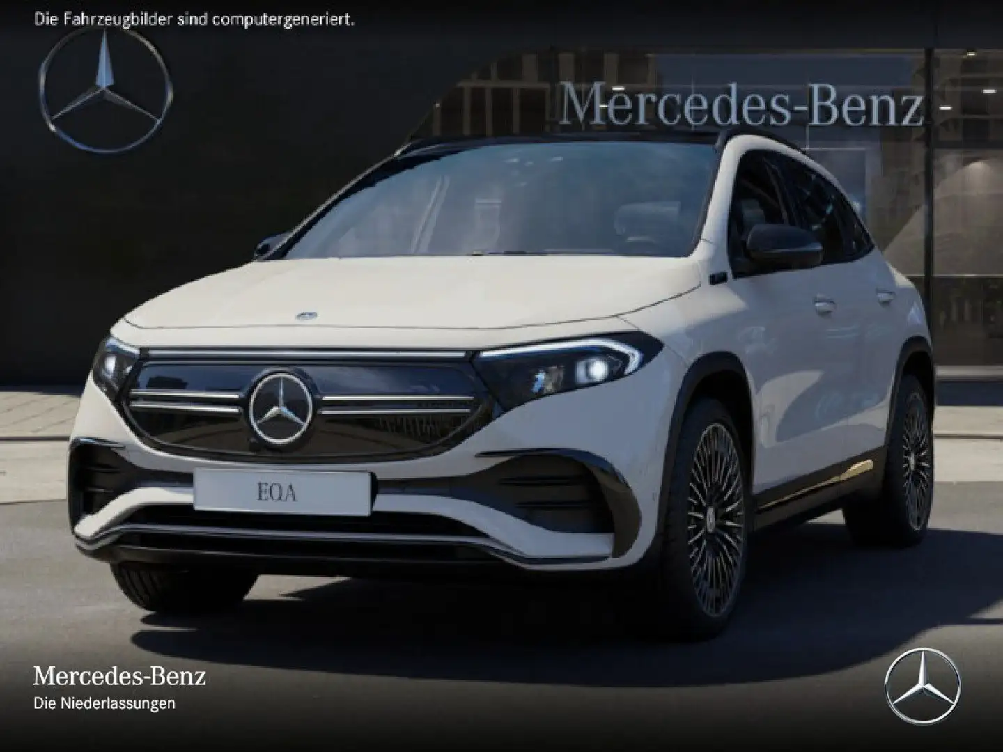 Mercedes-Benz EQA 250 AMG+NIGHT+20"+PLUS-PAKET+PANO+360+MEMORY Weiß - 2