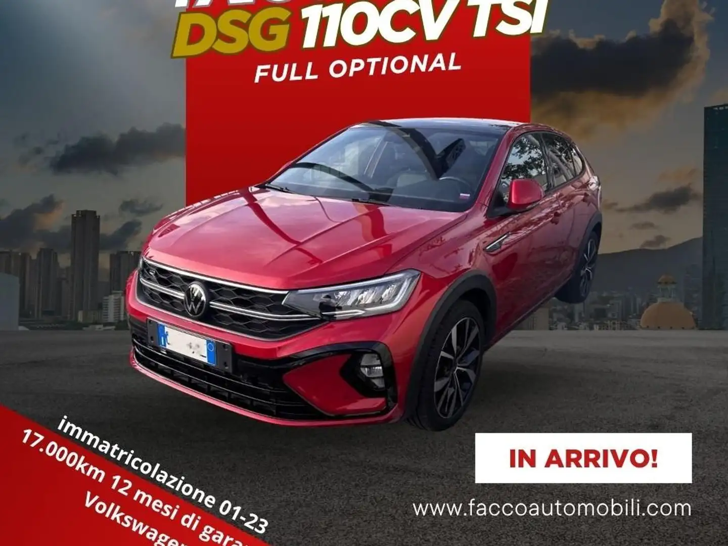 Volkswagen Taigo Taigo 1.0 tsi R-Line 110cv dsg Rosso - 1