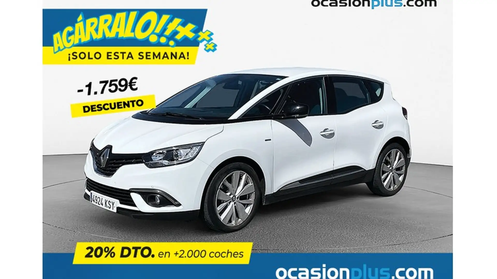 Renault Scenic 1.3 TCe GPF Limited EDC 103kW Blanc - 1