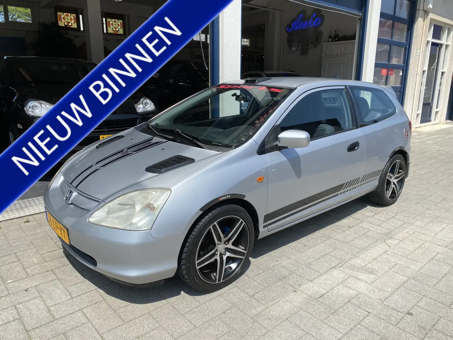 Honda Civic 1.4i LS NW APK 04-2026/AIRCO/LM VELGEN Gris - 1