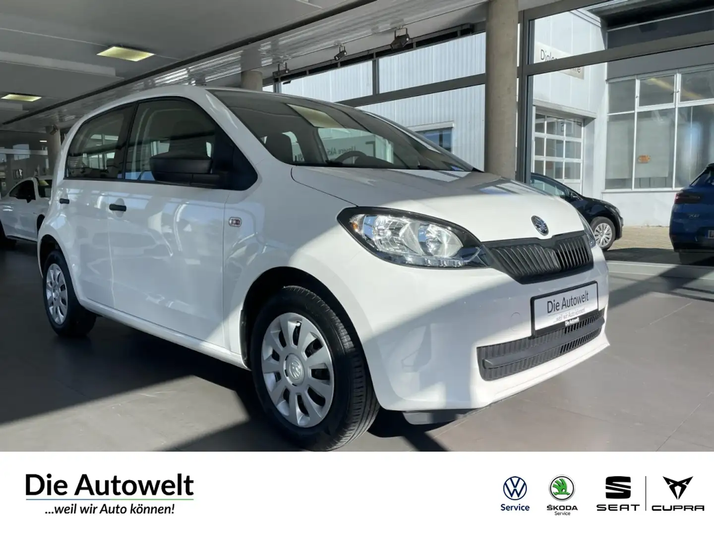 Skoda Citigo 1,0 MPI Cool Edition KLIMA ZV FHEL DAB Klima Weiß - 1