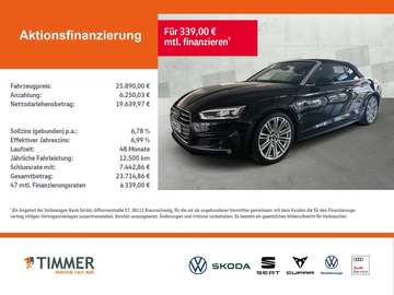 Cabriolet 40 TFSI sport S-LINE+TOPVIEW+NAVI+AHK+A