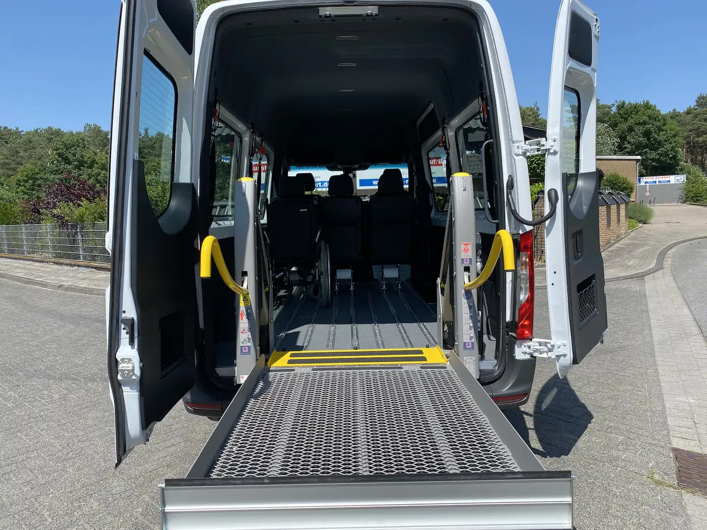 Mercedes-Benz Sprinter 315 L2, Automaitk, Rollstuhlumbau, Systemboden, Li Blanc - 2