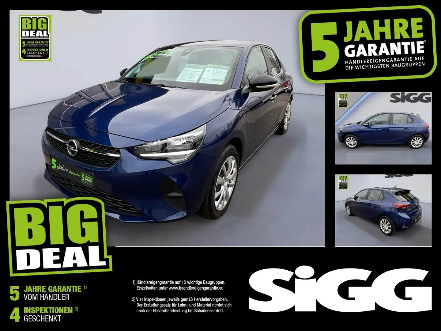 Opel Corsa F e Edition  Multimedia KlimaA PDC SHZ Blu/Azzurro - 1