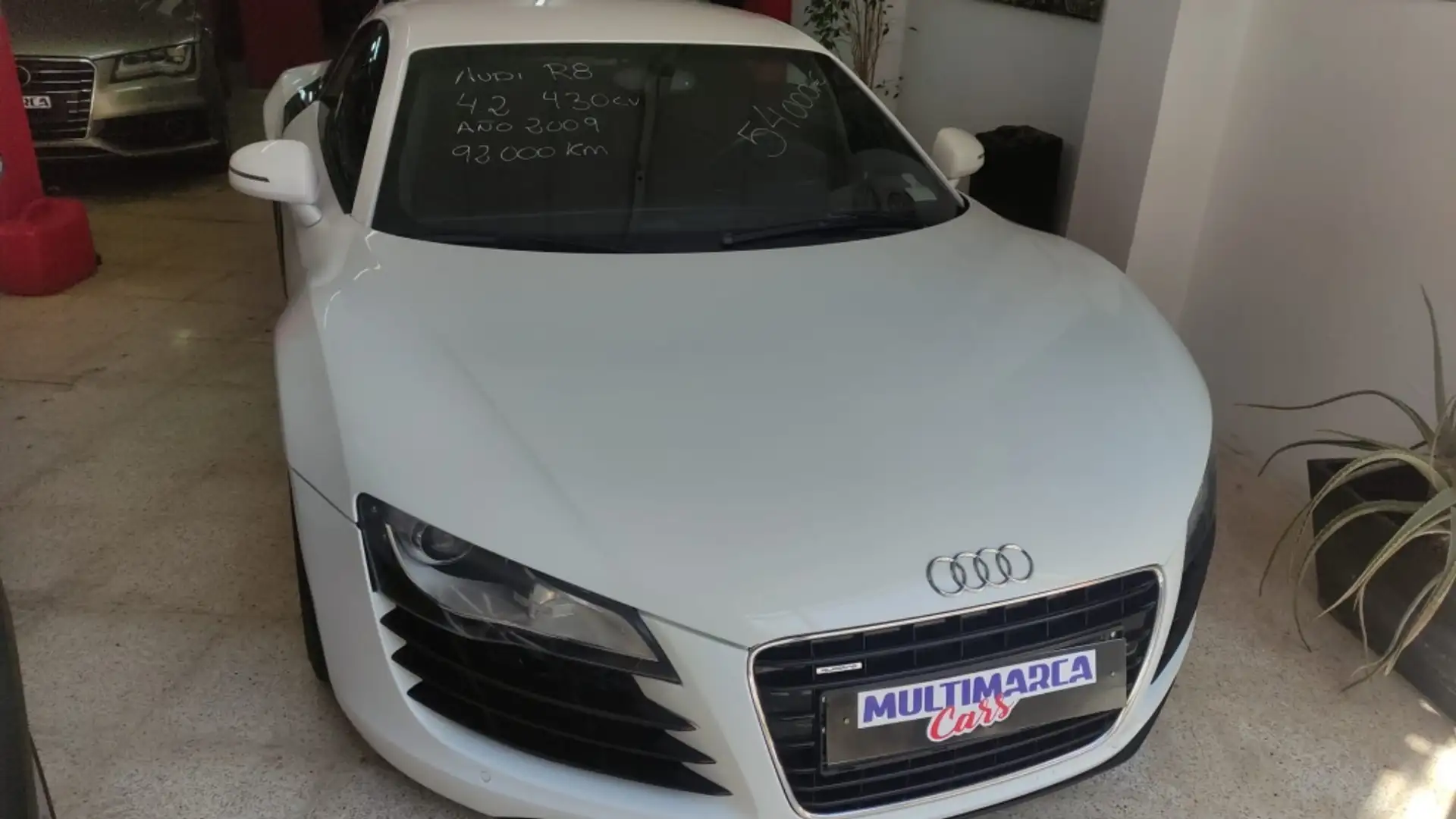 Audi R8 4.2 FSI quattro R tronic Blanc - 1