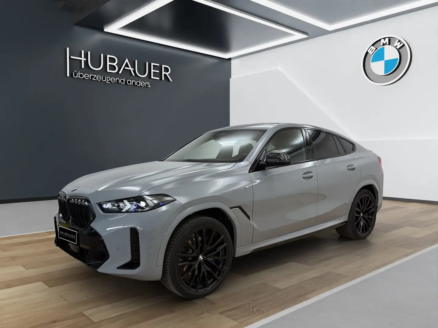 BMW X6 xDrive40d [M Sport Pro, HUD, AHK, ACC, Carbon] Gris - 1