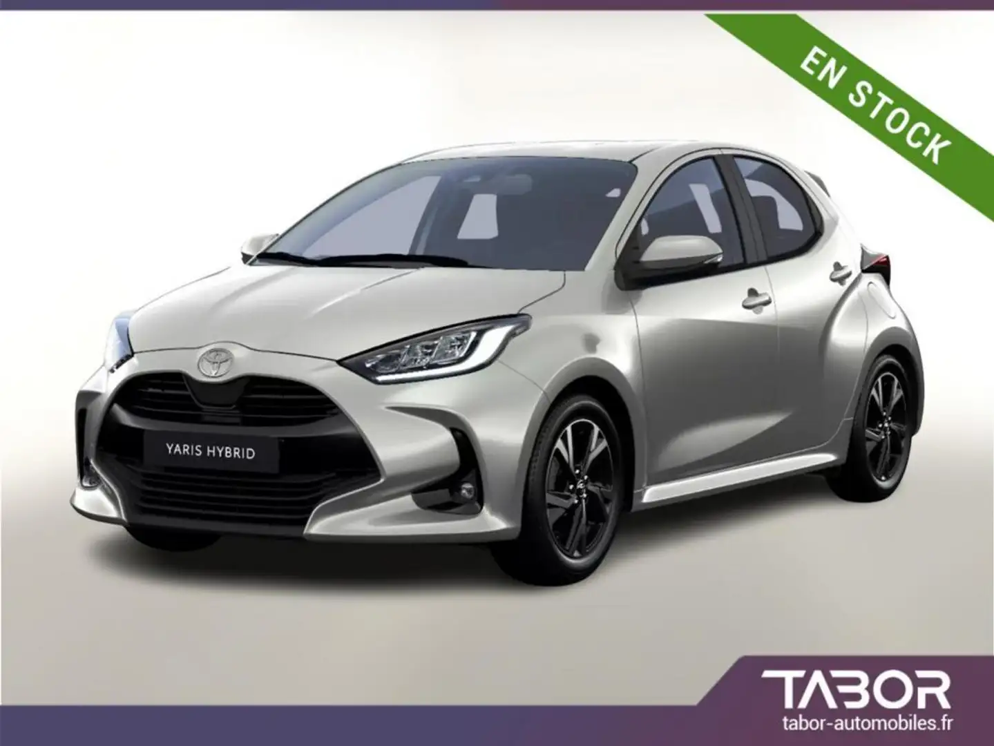 Toyota Yaris 1.5 HEV 116 ECVT ACC LED Cam PrivG Argent - 1