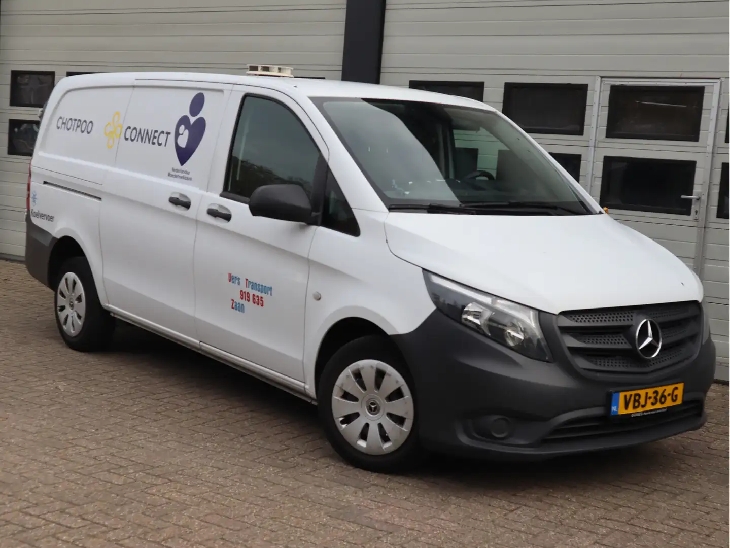 Mercedes-Benz Vito 109 CDI Euro 6 Lang L2 - Trekhaak - Cruise - Airco Weiß - 2