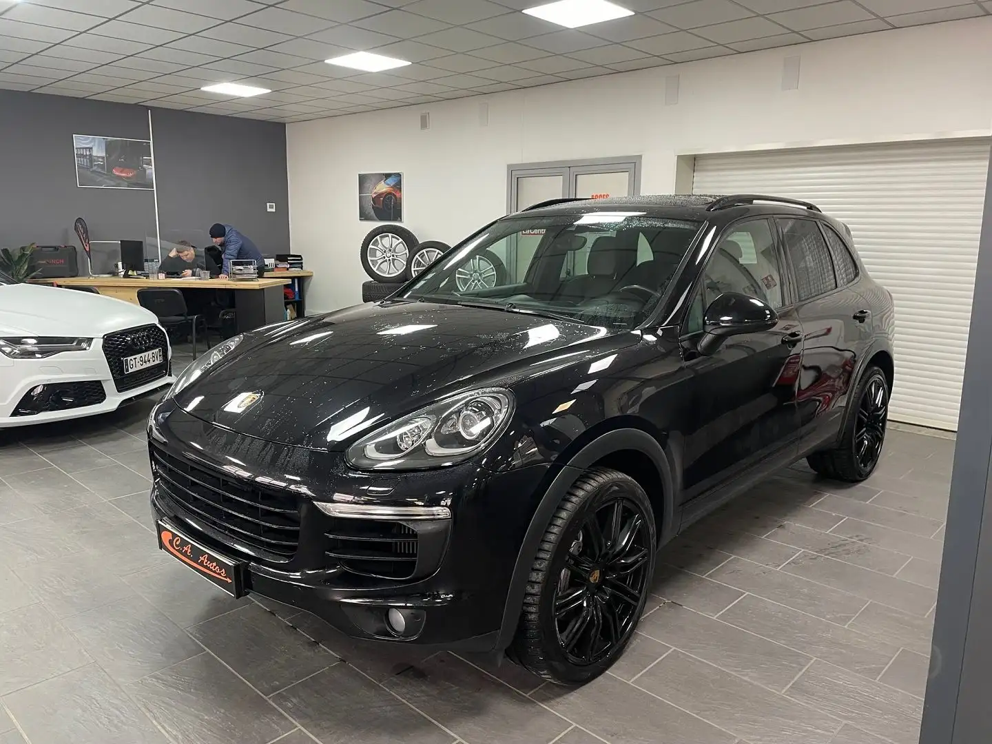 Porsche Cayenne (958) 4.2 385CH S DIESEL Noir - 1