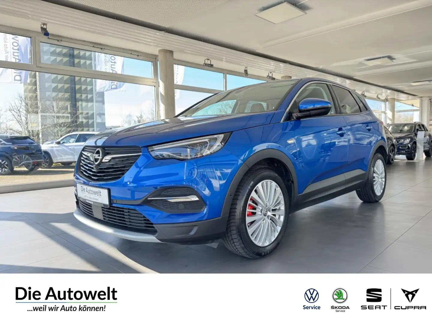 Opel Grandland X Dynamic 1.2 AUT NAVI LED SHZG KAMERA plava - 1