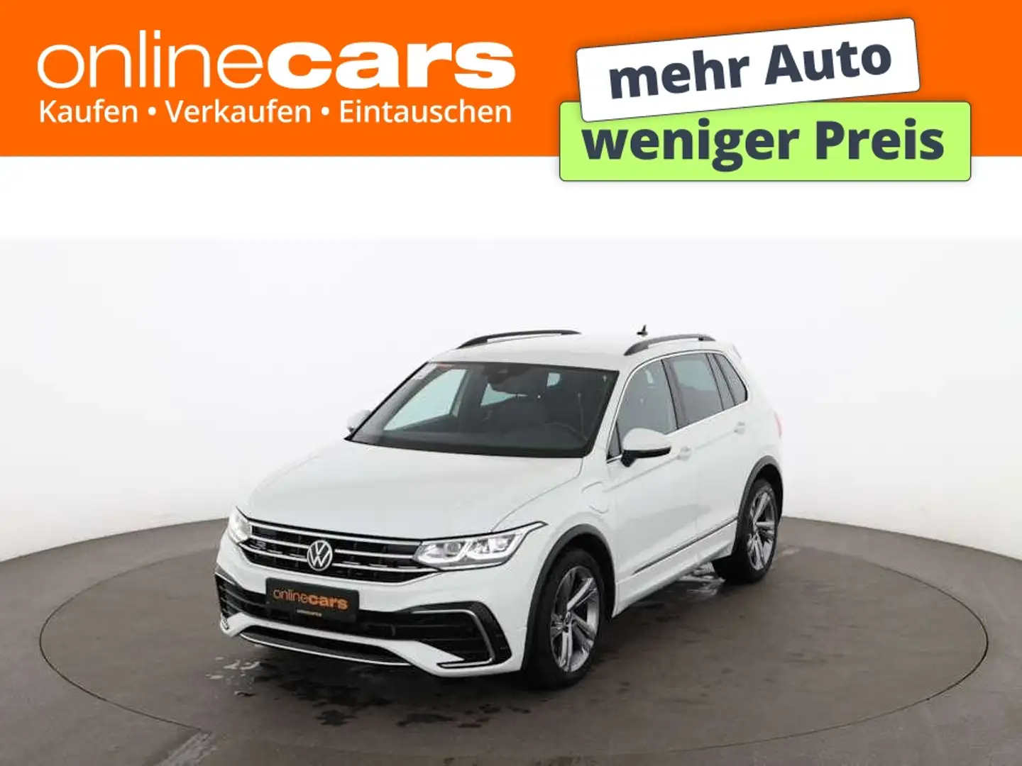 Volkswagen Tiguan 1.4 TSI R-Line PHEV Aut MATRIX RADAR NAVI Weiß - 1