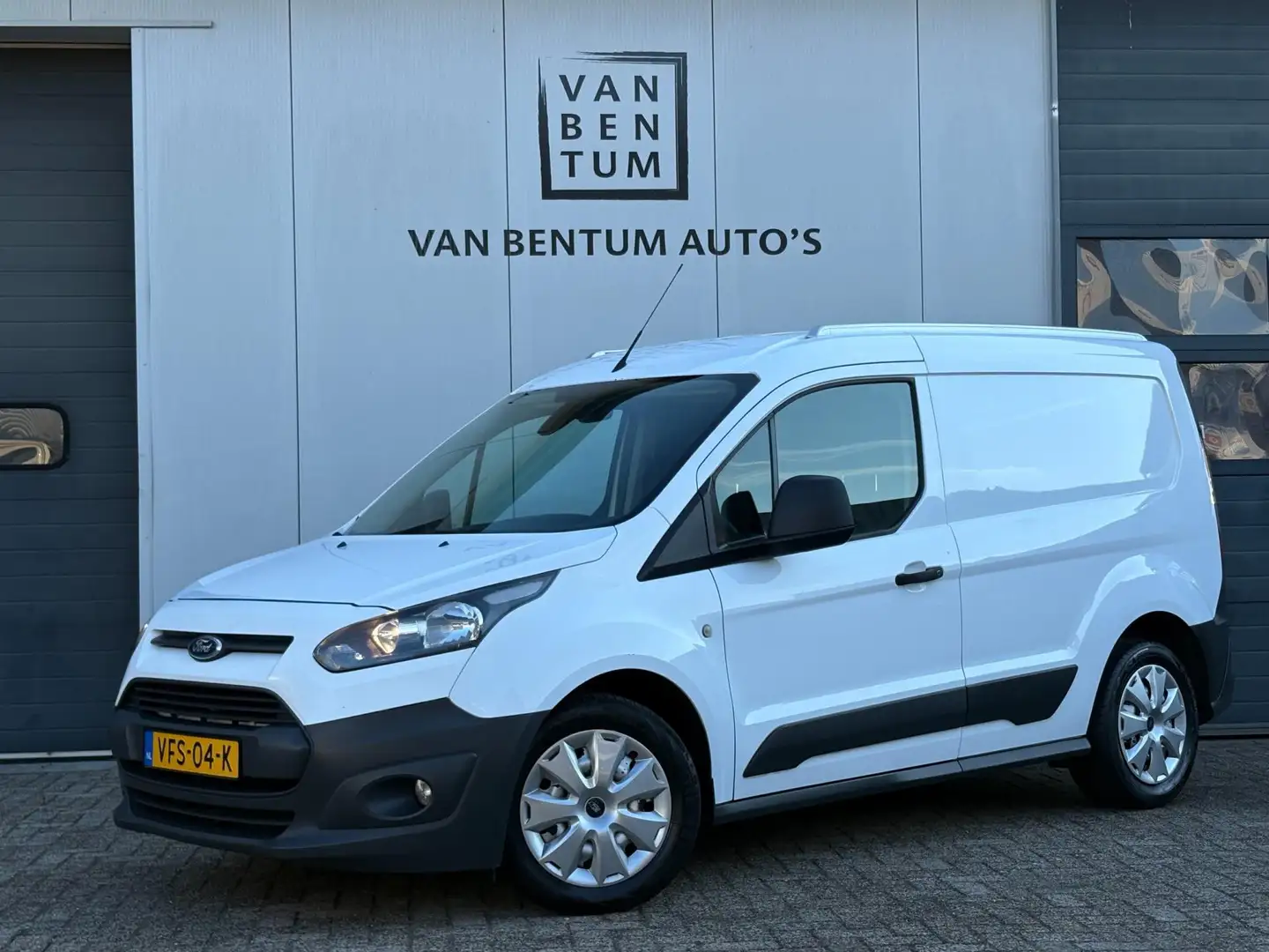 Ford Transit Connect 1.6 TDCI 95pk Airco Cruise Parkeersensoren Trekhaa Blanc - 1