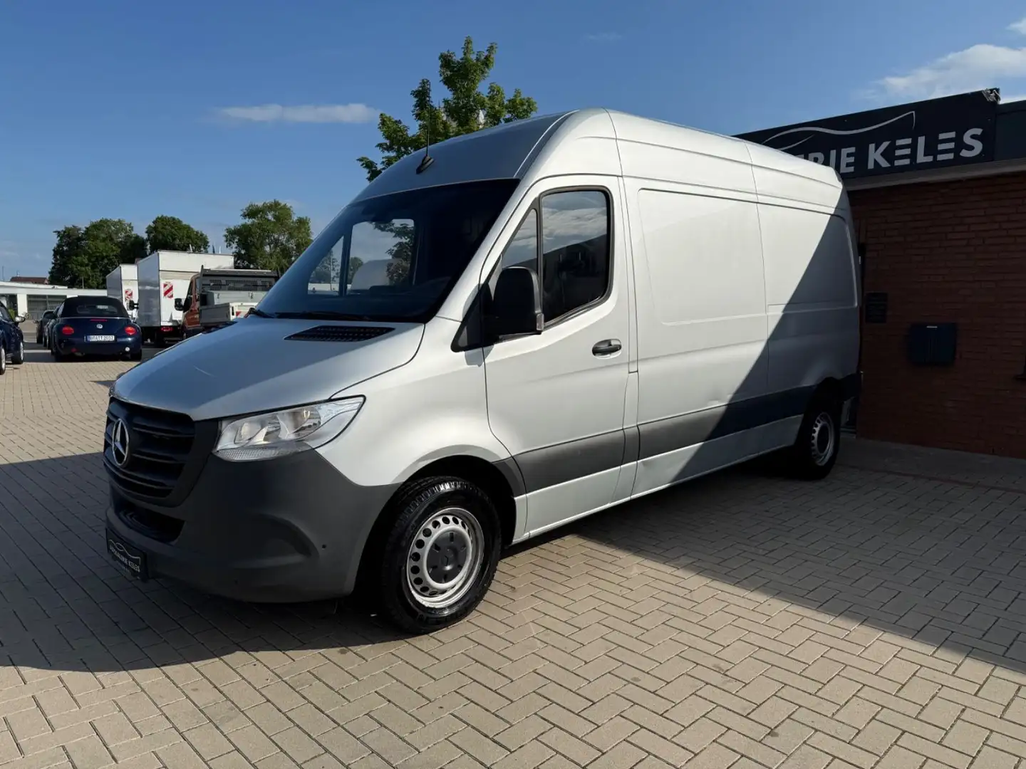 Mercedes-Benz Sprinter III Kasten  214 CDI L2 Autom. KLIMA*KAM Argent - 2