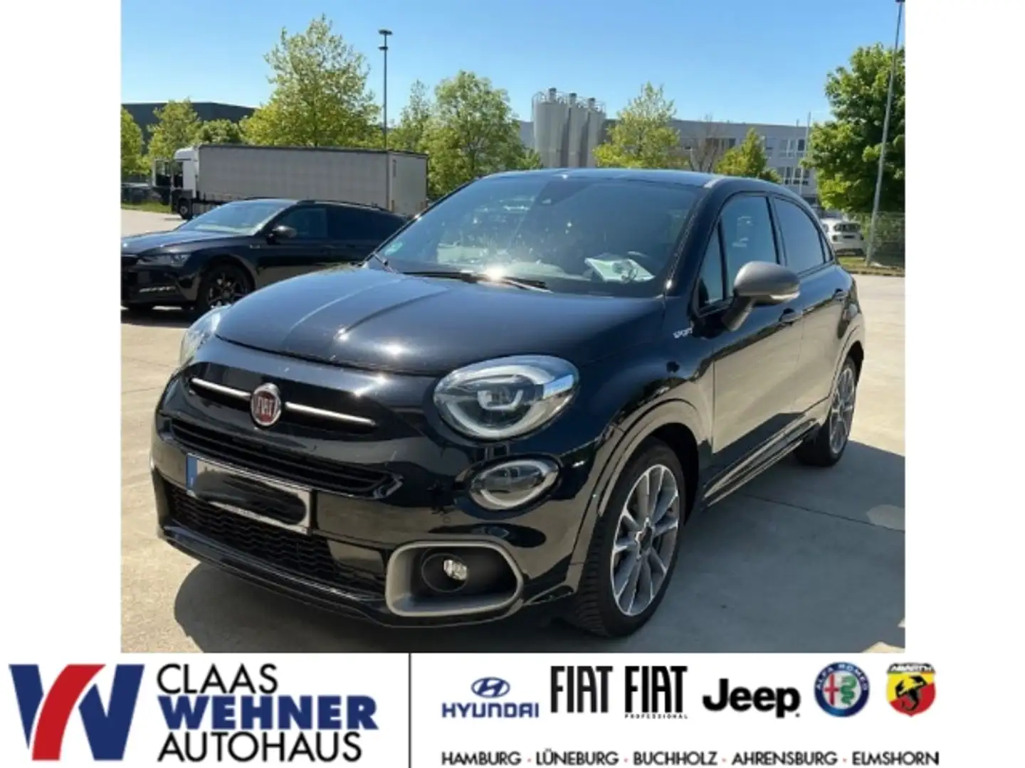 Fiat 500X Sport 1.0 GSE EU6d-T FireFly Schwarz - 1