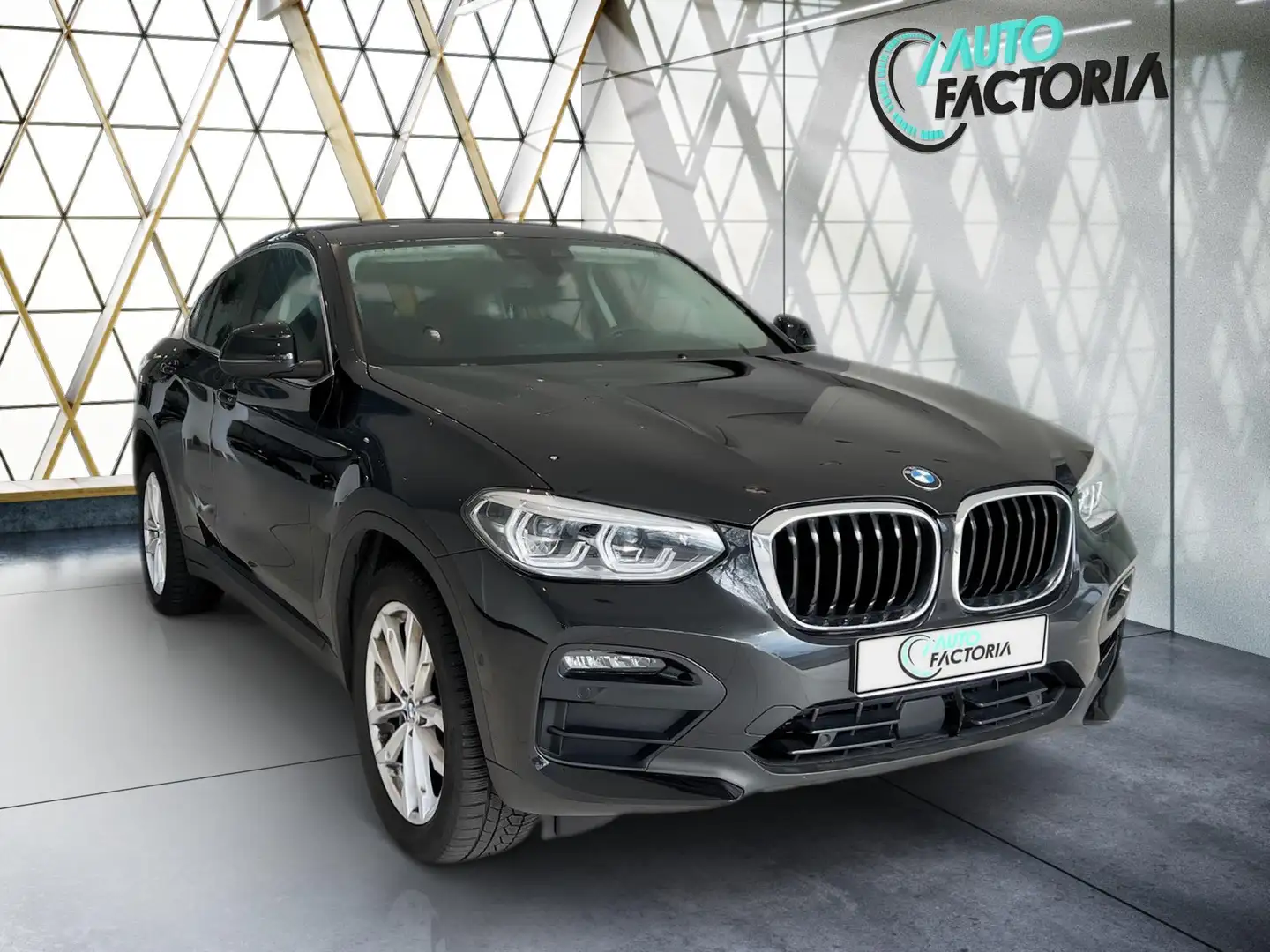 BMW X4 -46% 30I 252CV BVA8 4x4+T.PANO+GPS+CAM+LED+OPTIONS Zwart - 2