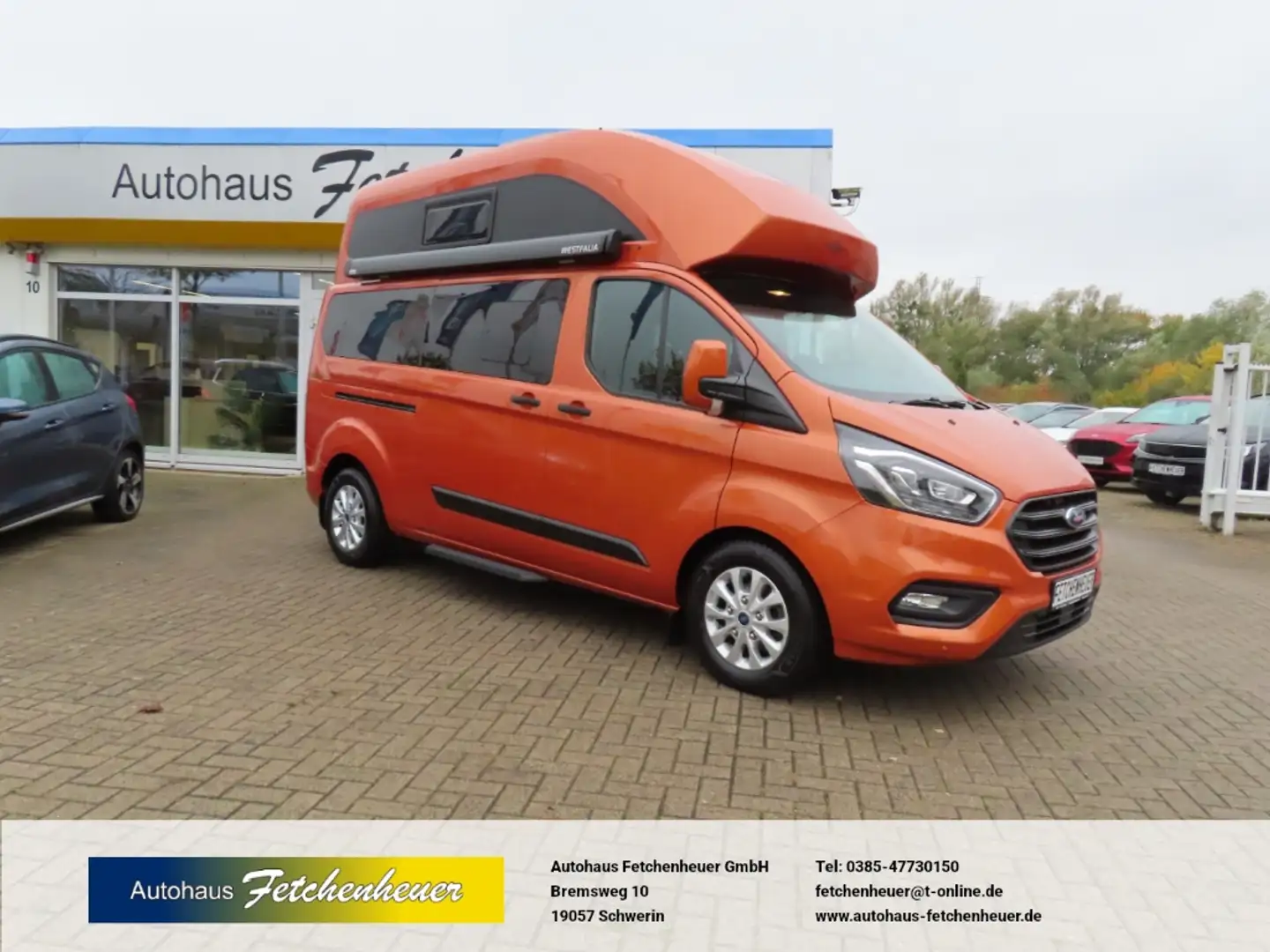 Ford Transit Nugget Plus HD Aut NAVI+XENON+ACC+RFK+AHK Orange - 1