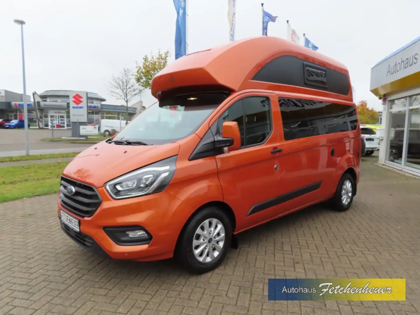 Ford Transit Nugget Plus HD Aut NAVI+XENON+ACC+RFK+AHK Orange - 2