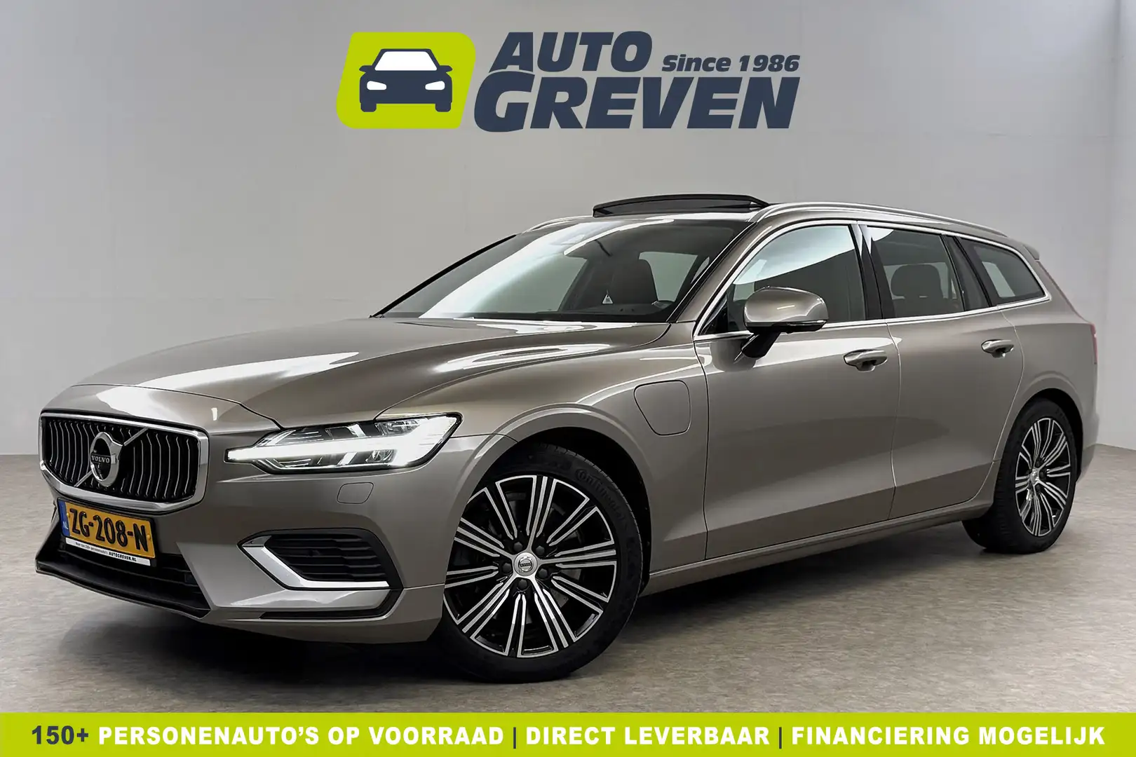 Volvo V60 2.0 T8 Twin Engine AWD Inscription 304PK Pano Harm Beige - 1