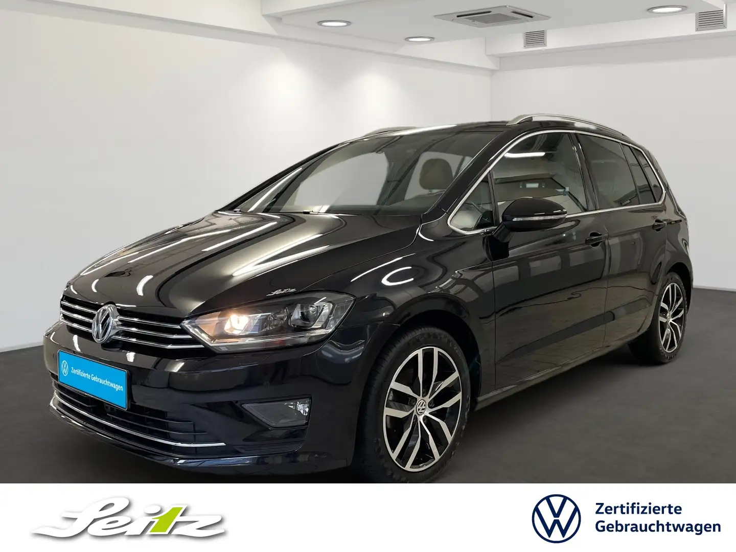 Volkswagen Golf Sportsvan 1.4 TSI Highline *AHK*PARKSENSOR*SITZH* Zwart - 1