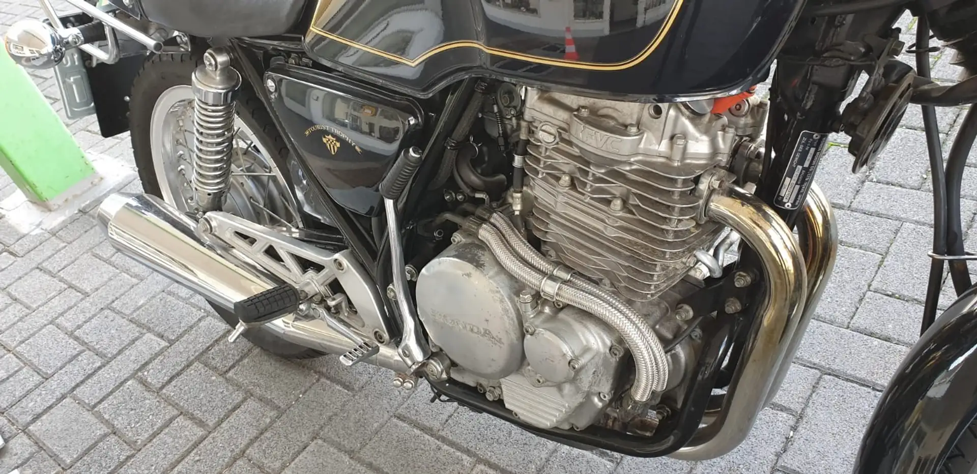 Honda GB 500 Zwart - 1