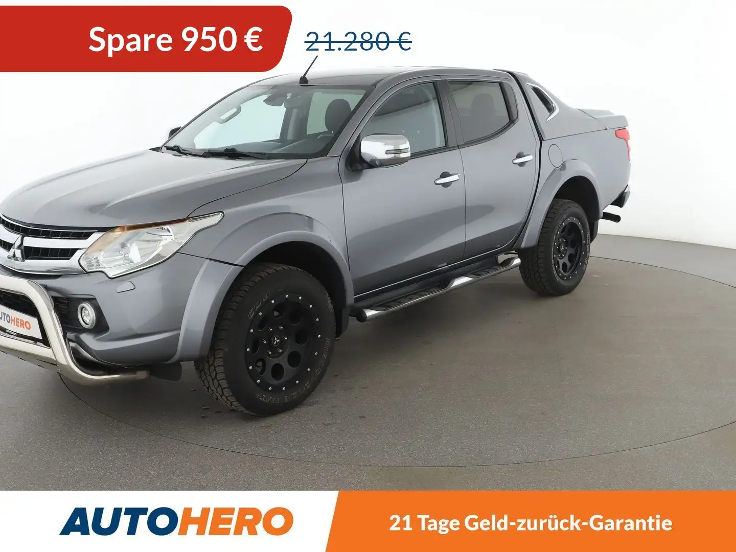 Mitsubishi L200 2.4 DI-D Plus Doppelkabine 4WD*SPUR*TEMPO*KLIMA* Gris - 1