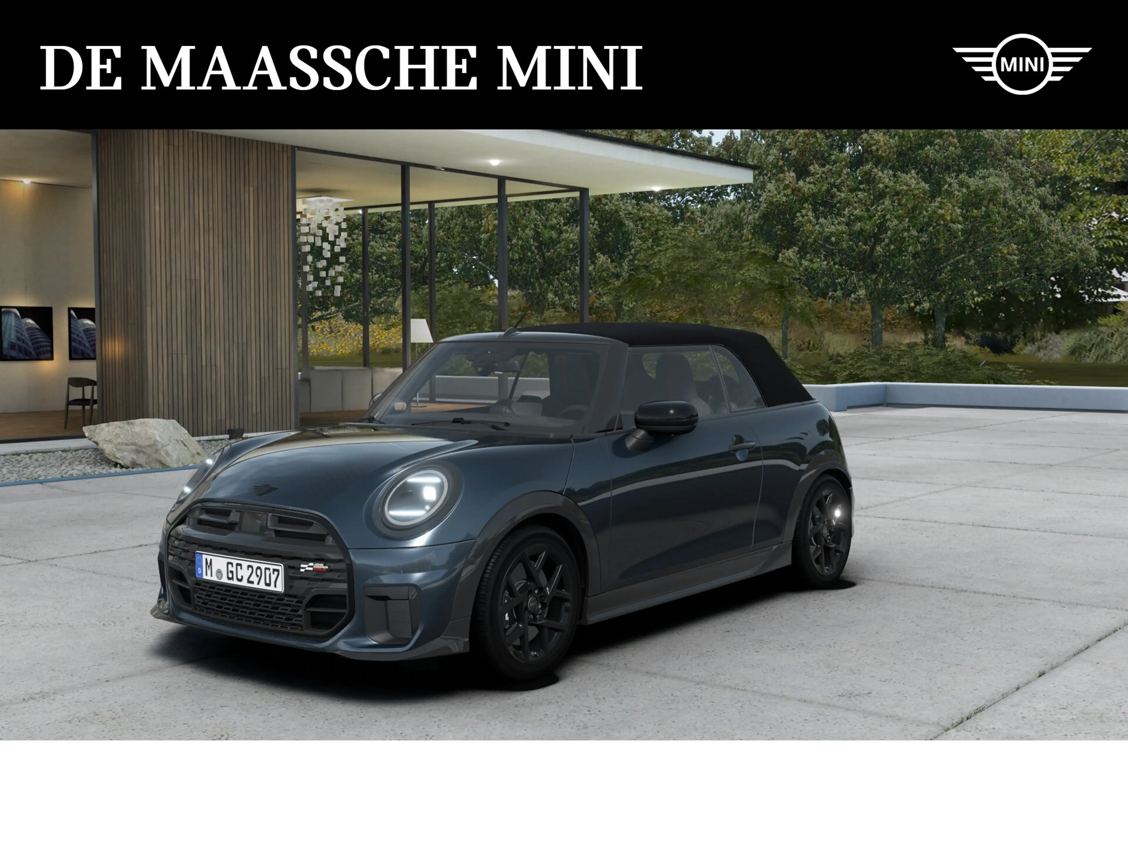 MINI Cooper C Cabrio Automaat / John Cooper Works / Pakket M / 17" JCW