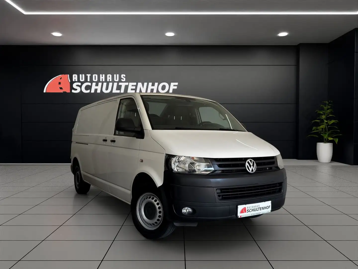 Volkswagen T5 Transporter Kasten lang*NAVI*KAMERA*DSG*StHZ* Wit - 1