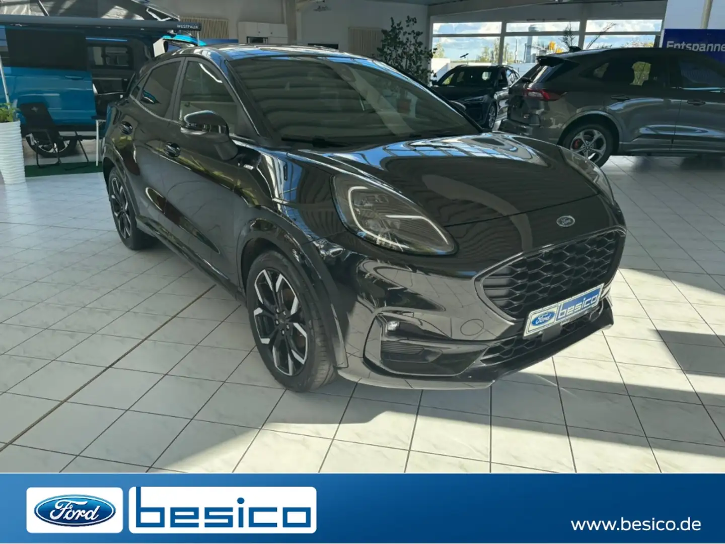 Ford Puma ST-Line X MHEV+LED+B&O+PDC+NAV+DAB+Tempomat Schwarz - 1