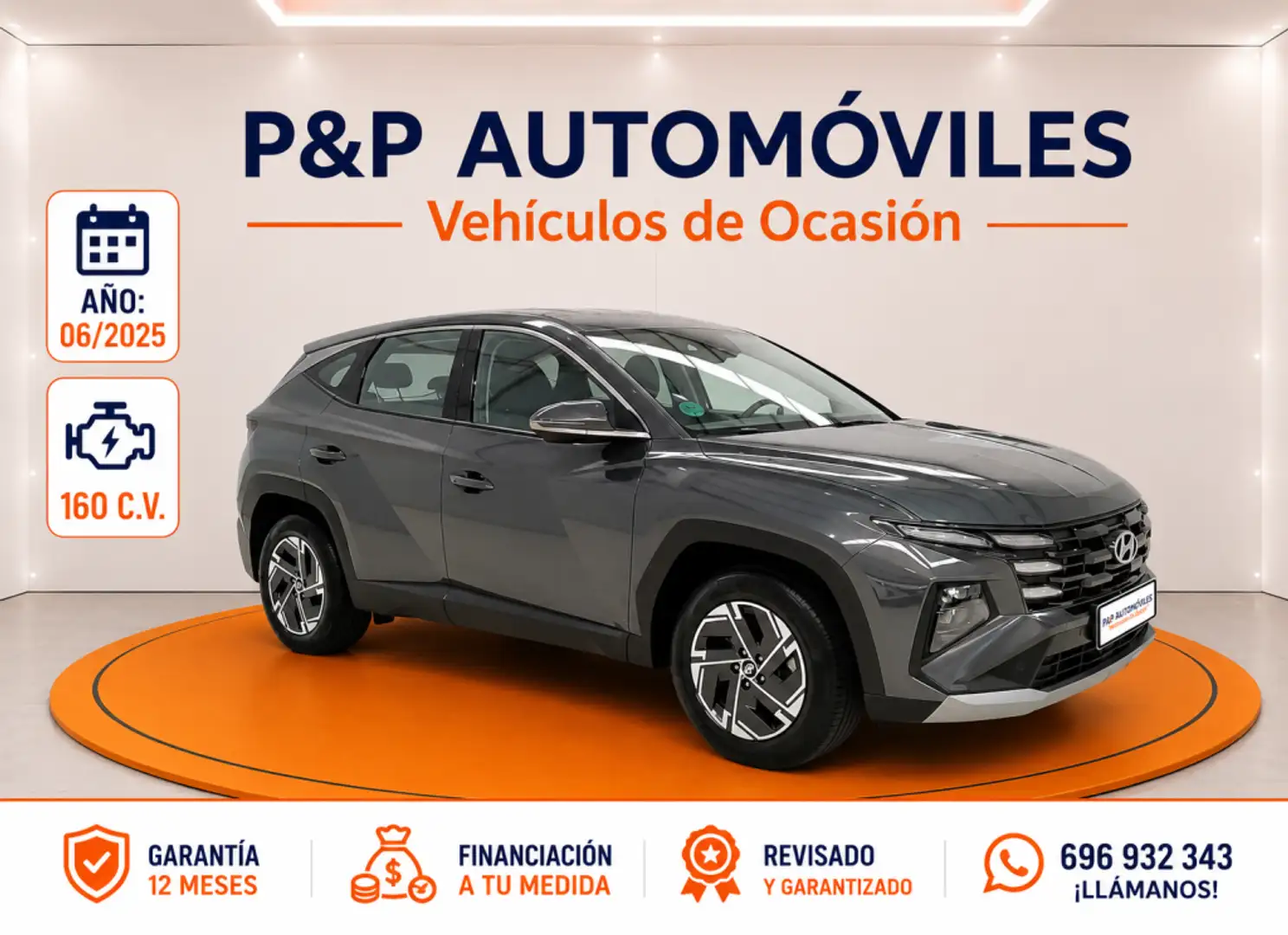 Hyundai TUCSON 1.6 T Klass Gris - 1