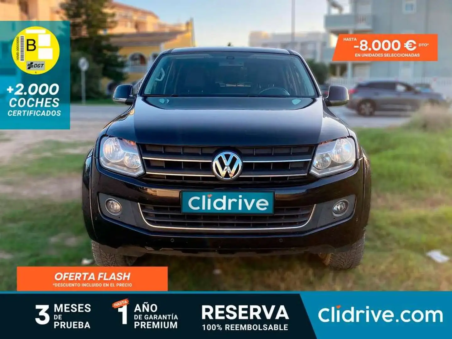 Volkswagen Amarok DCb. 2.0TDI Trendline 4M Con. 180 Negro - 1