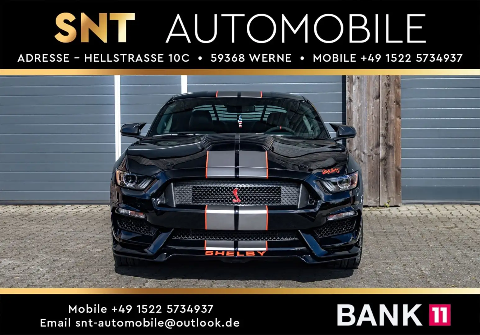 Ford Mustang 5.0 V8 GT SHELBY SCHALTER (28) Noir - 2