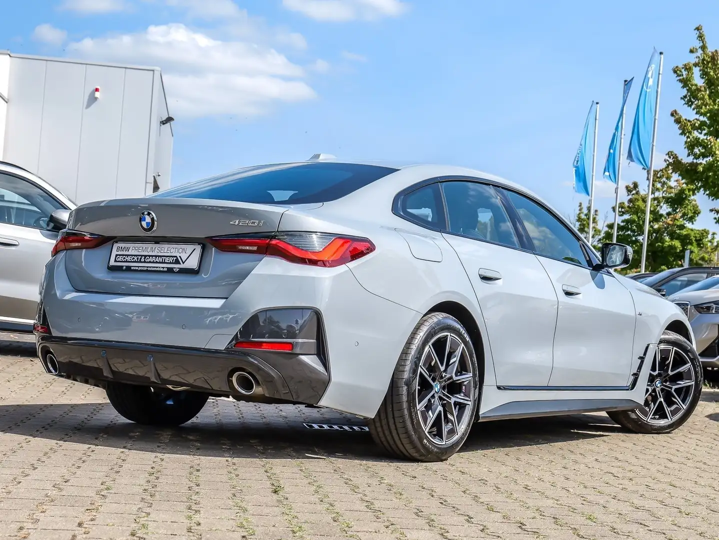 BMW 420 i M Sport LED AHK ACC DA PA DAB HiFi Memory Grigio - 2