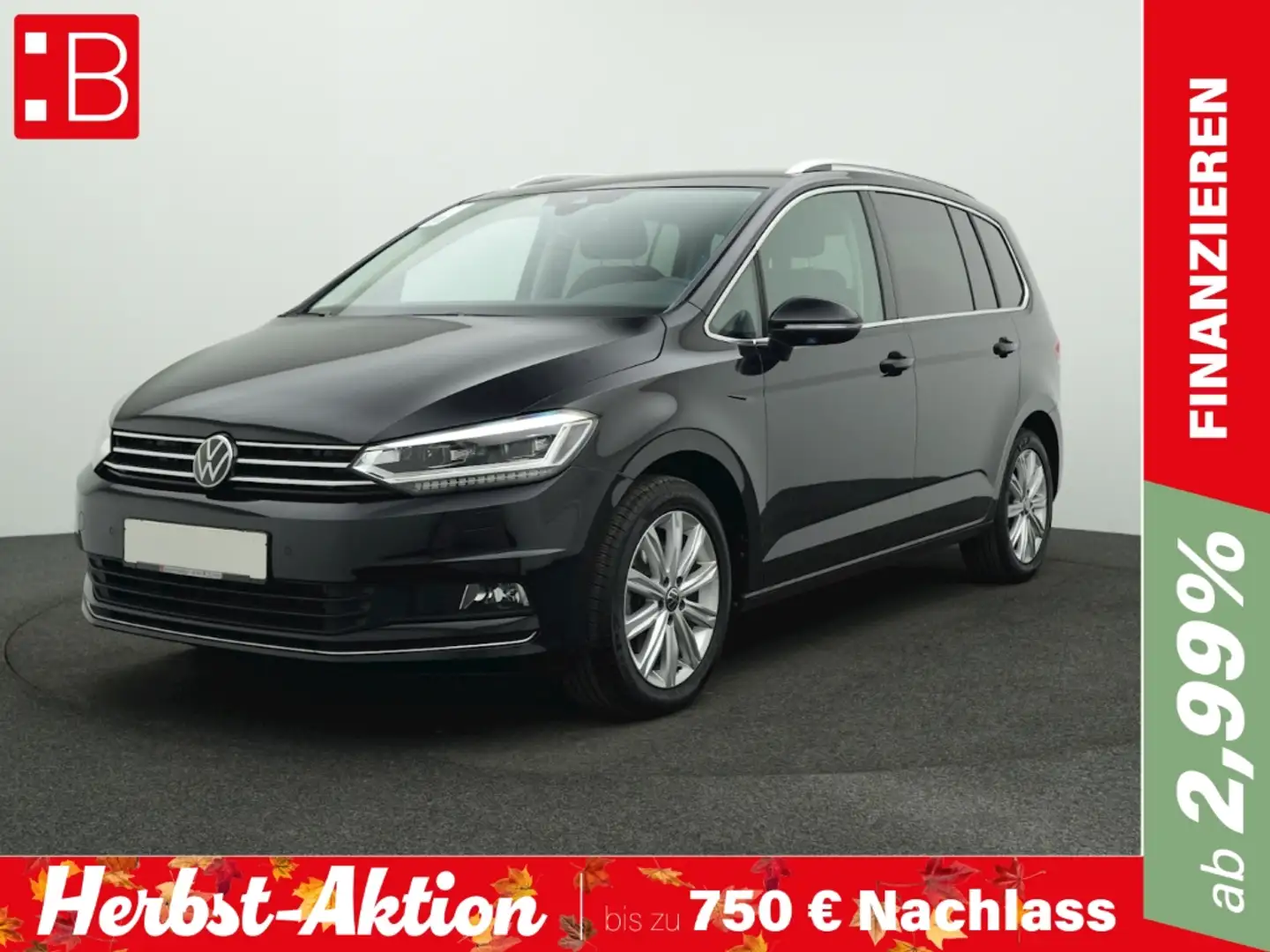 Volkswagen Touran 1.5 TSI DSG Highline AHK LED DIG.COCKPIT Schwarz - 1
