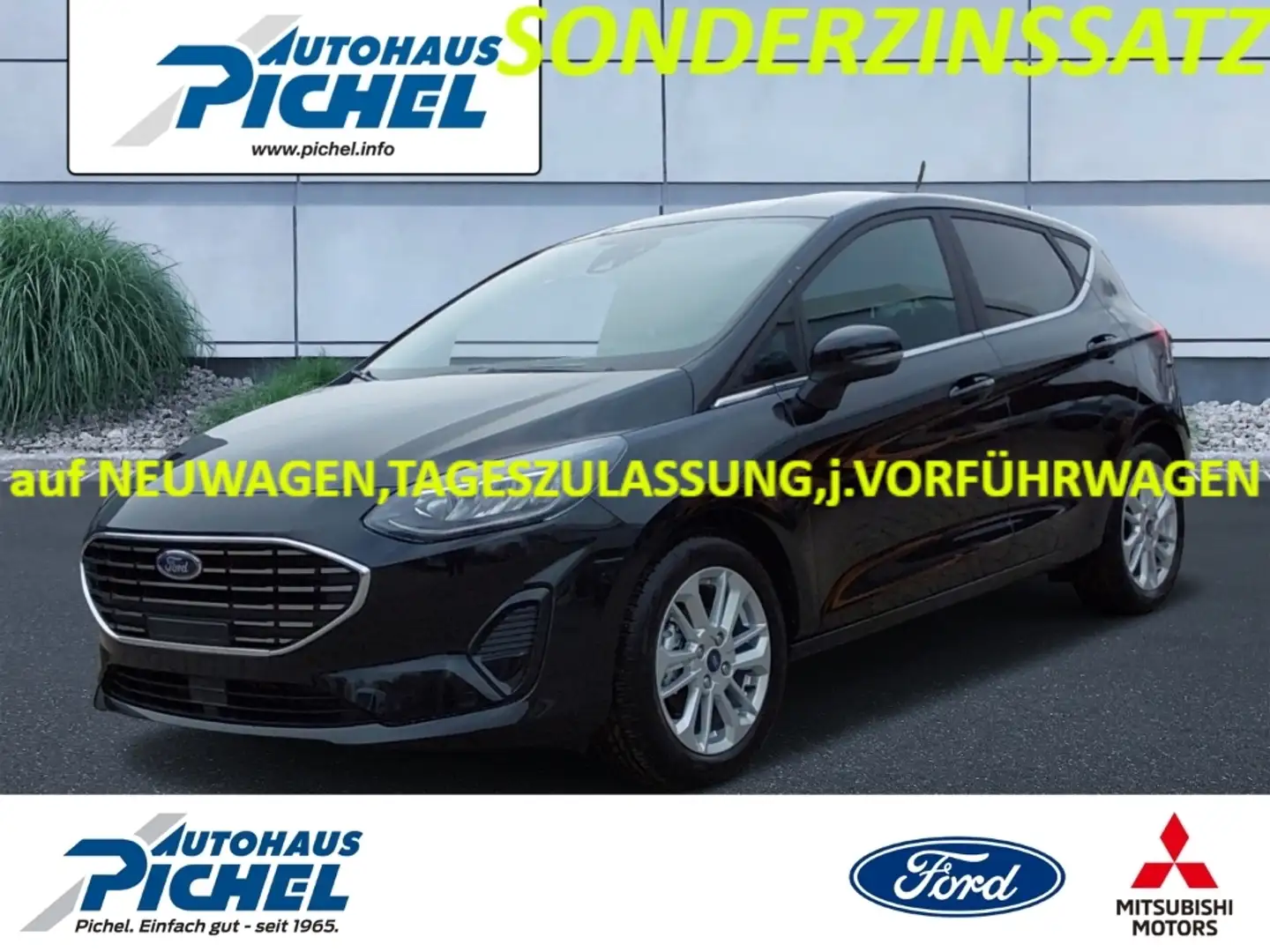 Ford Fiesta Titanium *TAGESZULASSUNG* DAB+ADAPTIVE LED+ ACC+AU Schwarz - 1