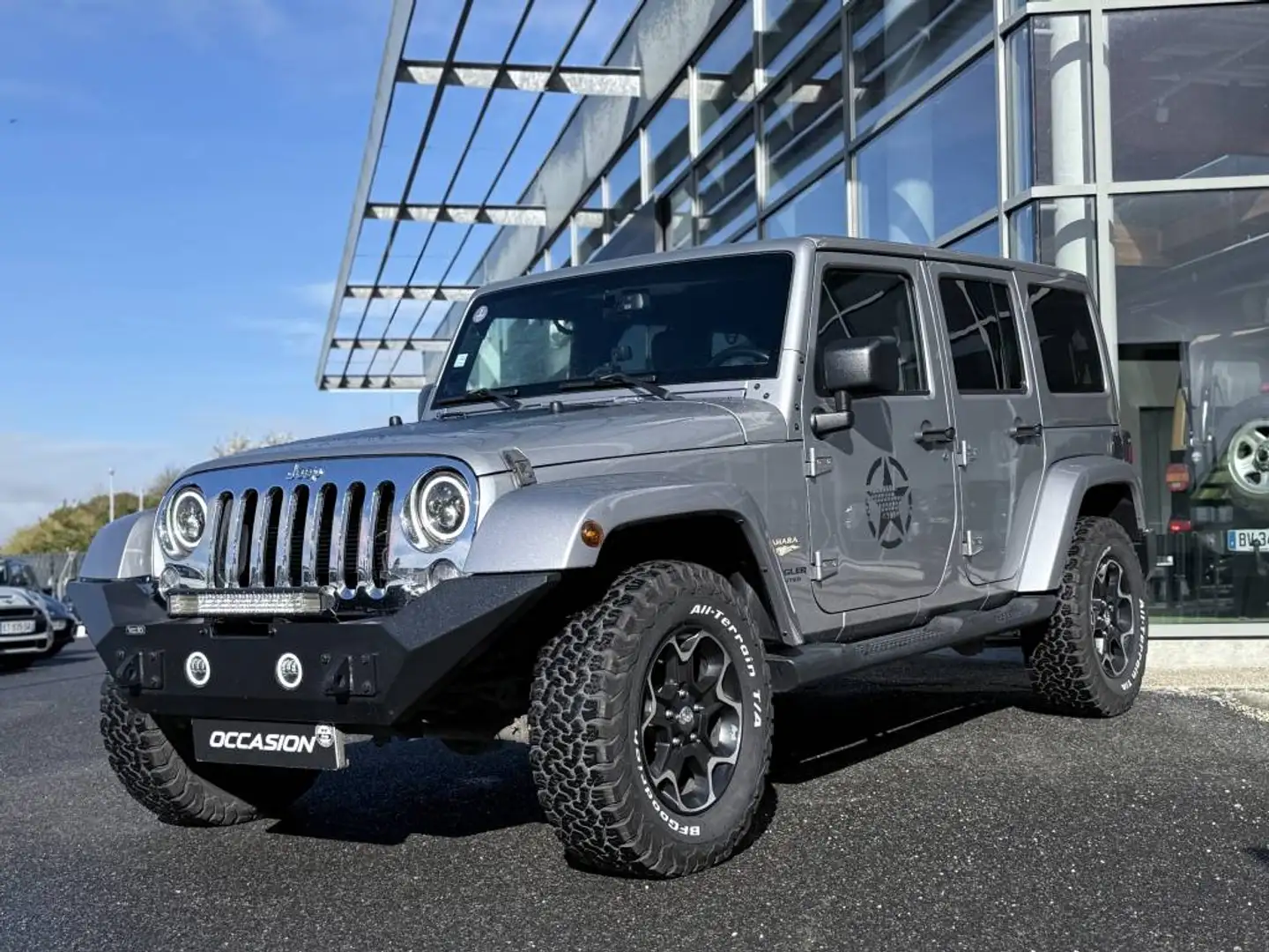 Jeep Wrangler WRANGLER V6 3.6 PENTASTAR 284 UNLIMITED SAHARA A Gris - 1