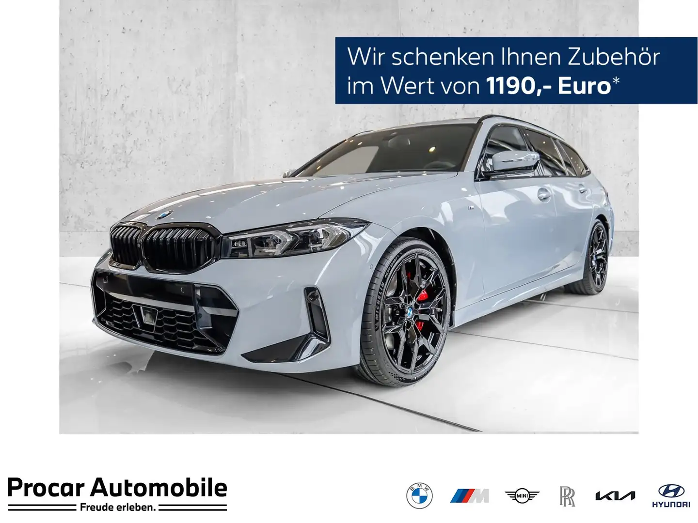 BMW 320 i M Sport Pro 19" AHK 360° HiFi HuD Gri - 1