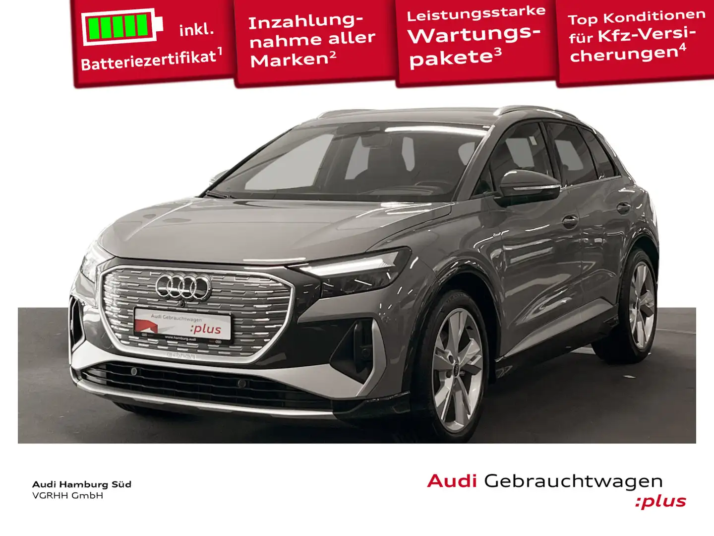 Audi Q4 e-tron 35 e-tron S LINE/NAVI/ACC/SPORTSITZE/LM19 Grau - 1