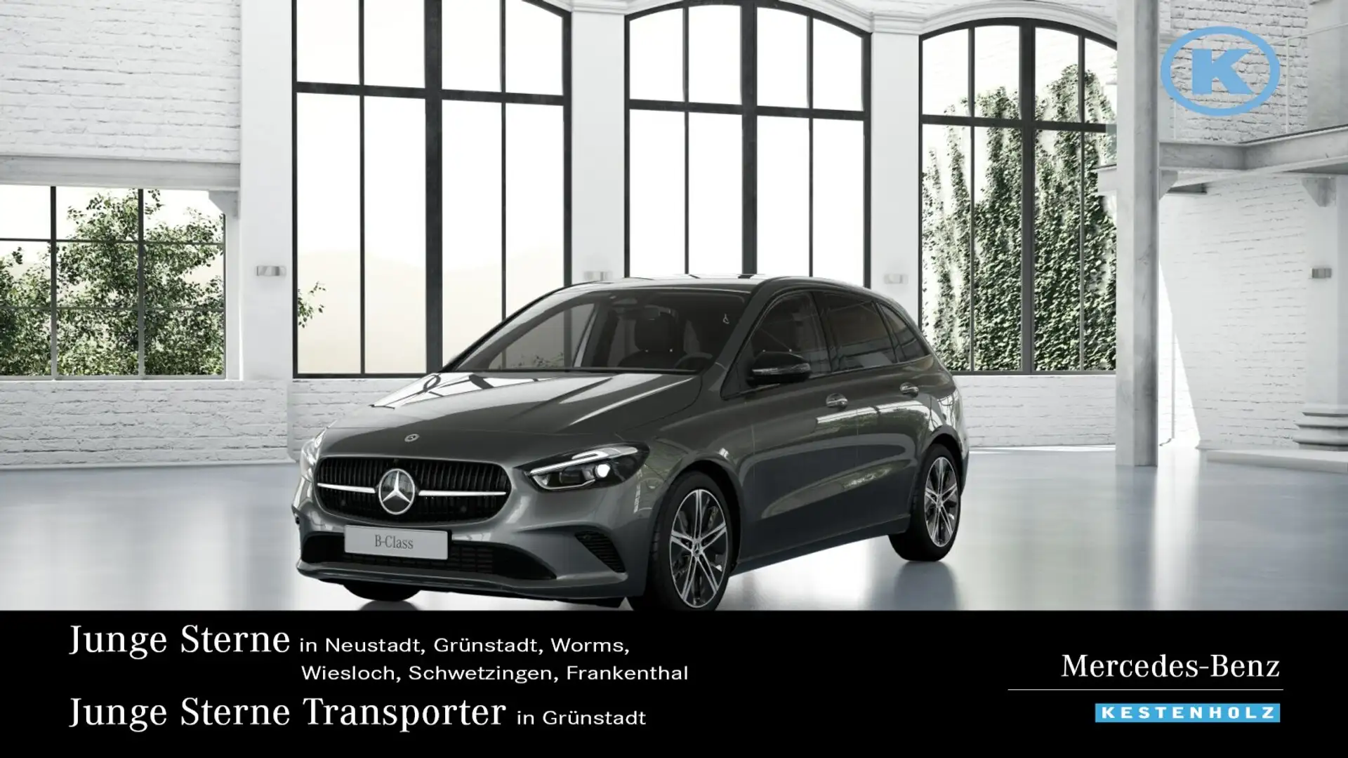 Mercedes-Benz B 200 B 200 PROGRESSIVE+DISTRON+KAMERA+AHK+MLED+NIGHT Šedá - 1