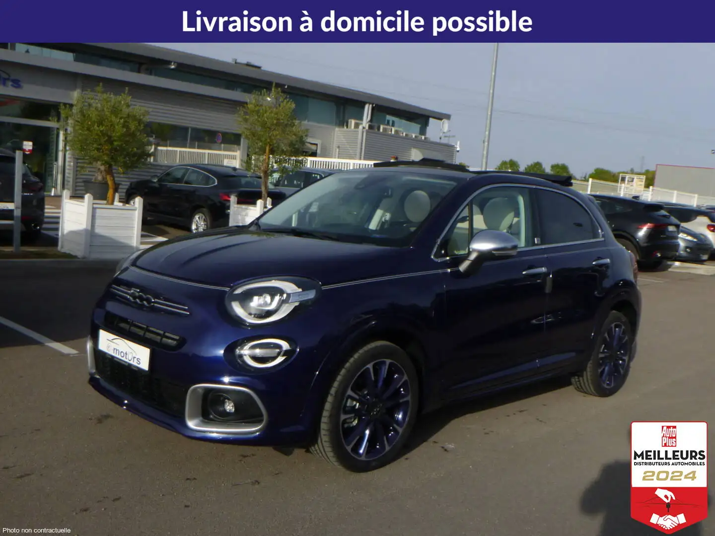 Fiat 500X 500X FireFly 130 DCT7 Hybrid Yacht Club Capri Albastru - 1