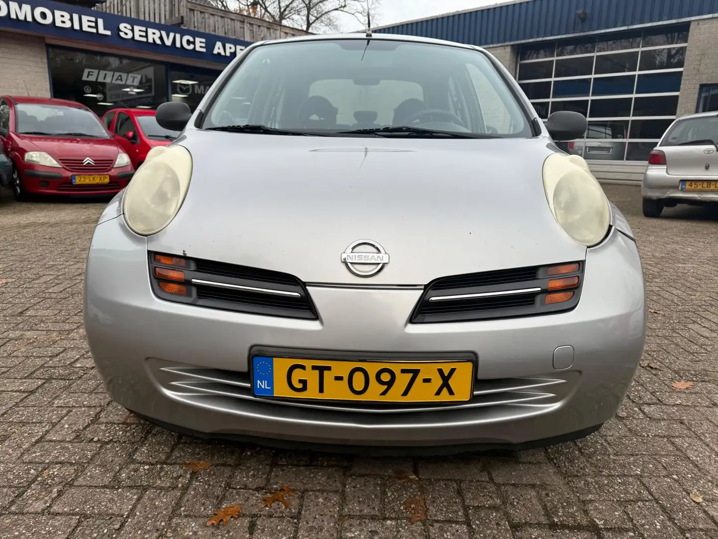 Nissan Micra 1.2 Visia * NW. APK*AIRCO*ELEKTR. RAMEN*STUURBEKR. Grijs - 2