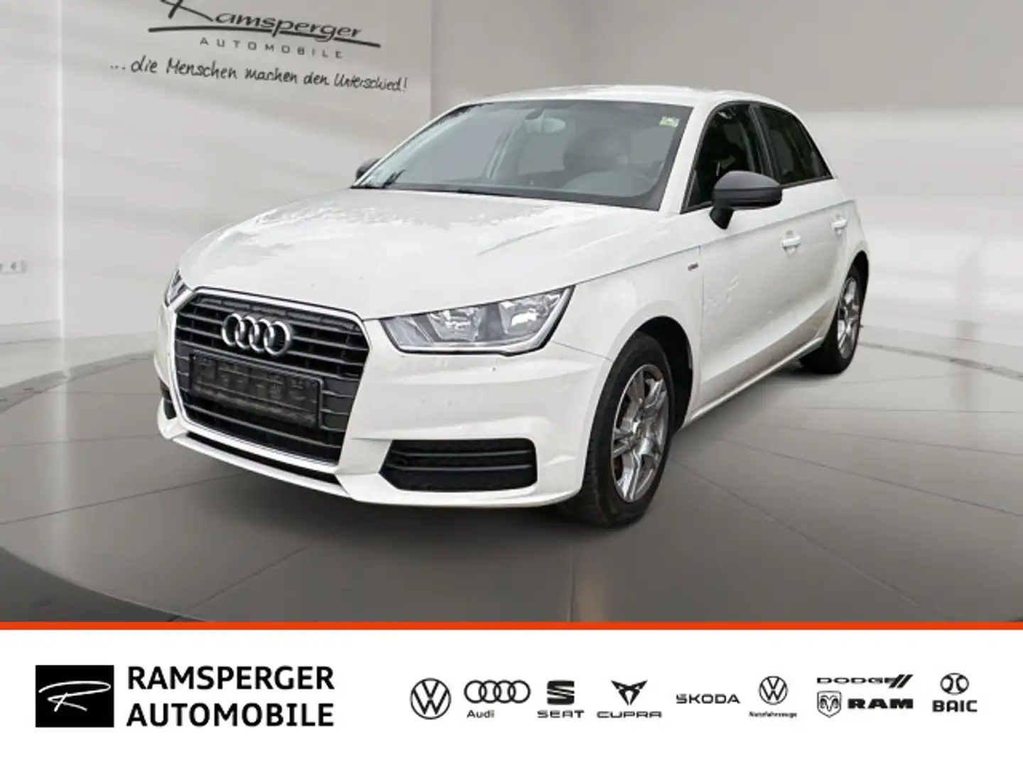 Audi A1 1.0 TFSI Klima/uvm. Weiß - 1