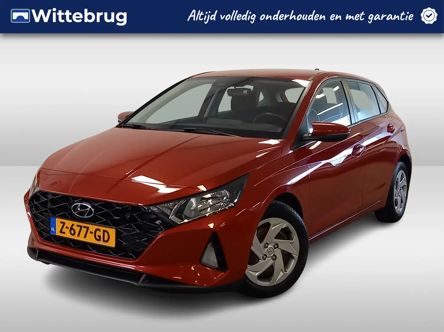 Hyundai i20 1.0 T-GDI Comfort met o.a. Apple/Android Navigatie Rood - 1