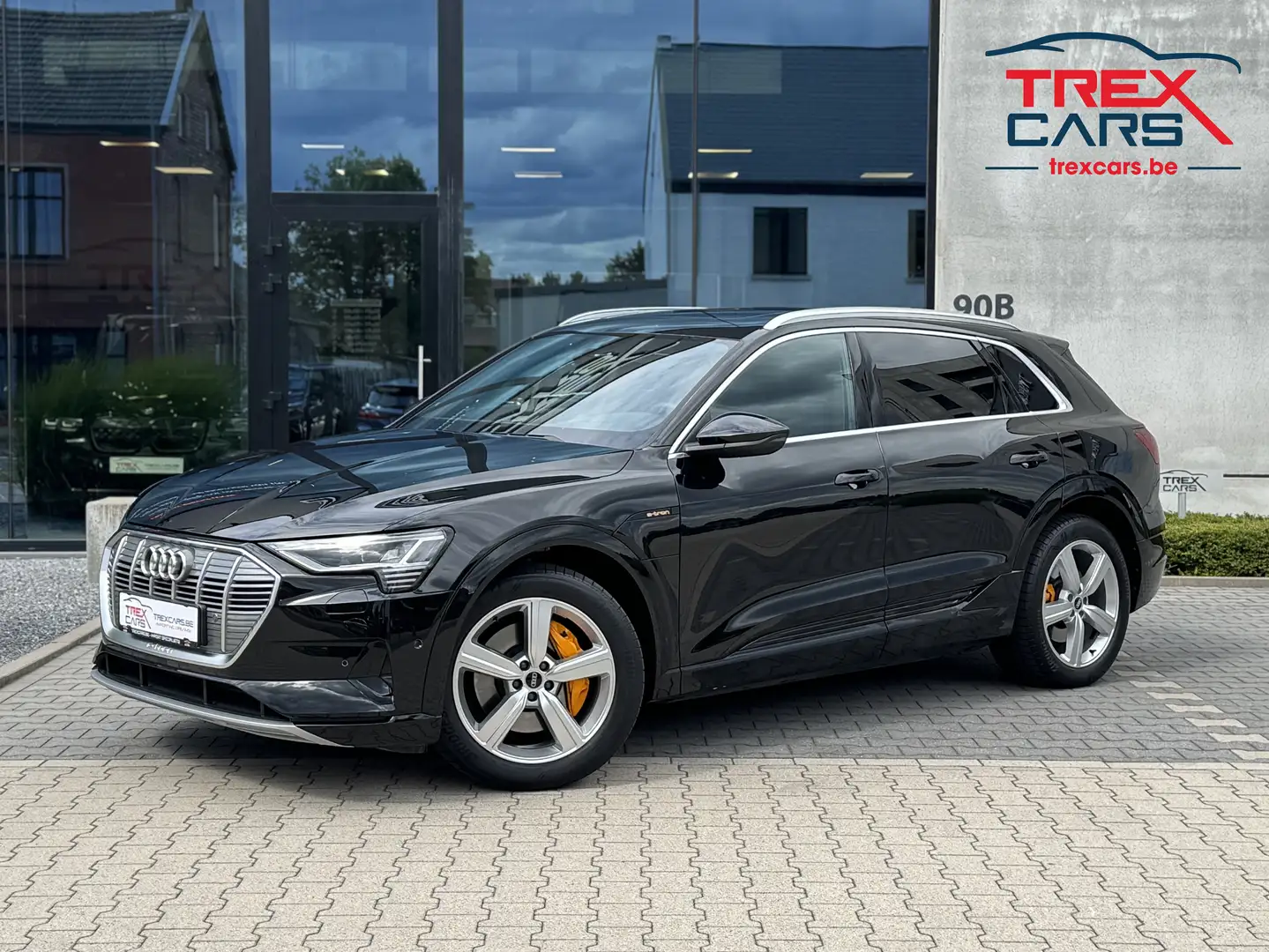Audi e-tron 95 kWh 55 Quattro S line ACC, pano, HUD, leder Zwart - 1
