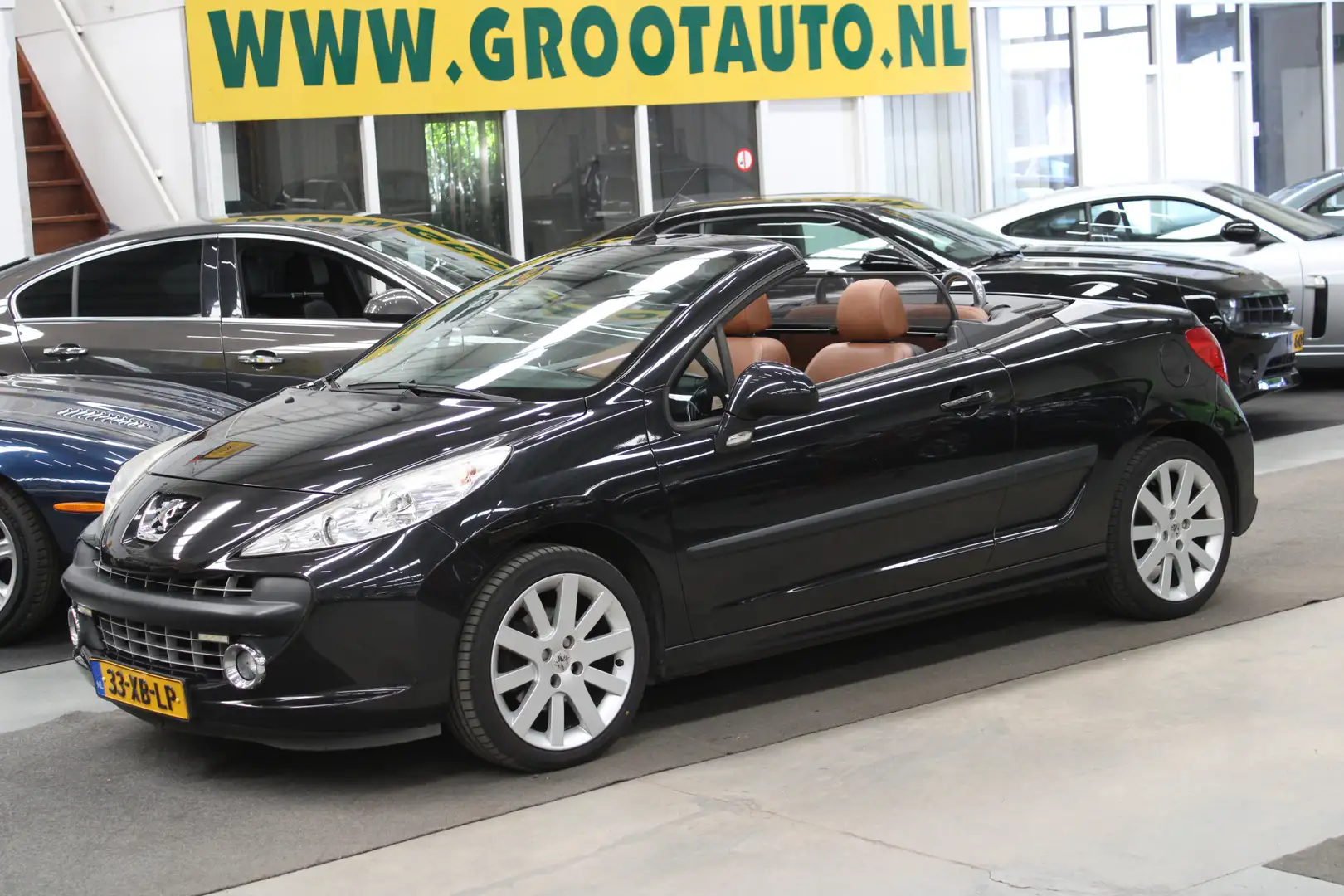 Peugeot 207 CC 1.6 VTi Féline Automaat 81.532km NAP, Airco, Tr Black - 1