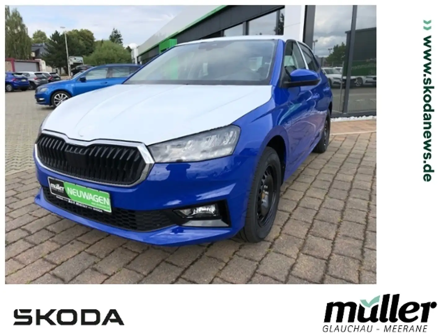 Skoda Fabia Essence KLIMA LED SHZ Blau - 1