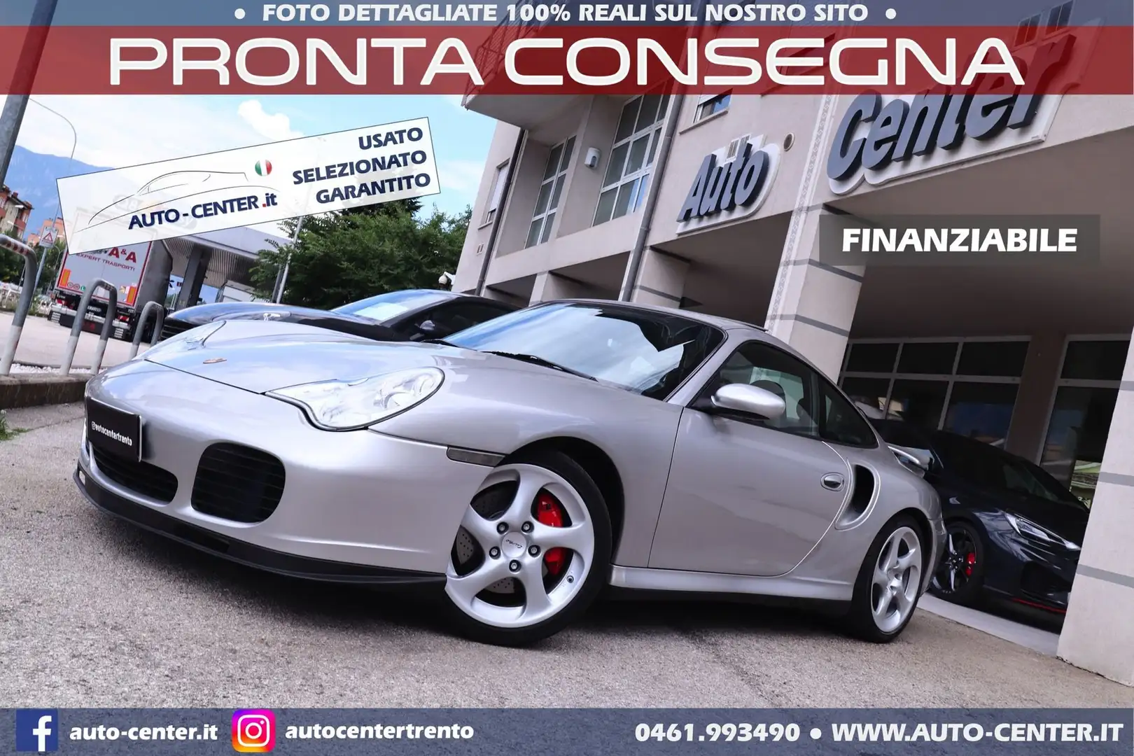 Porsche 996 996 Turbo Coupé MANUALE 3.6 Argento - 1