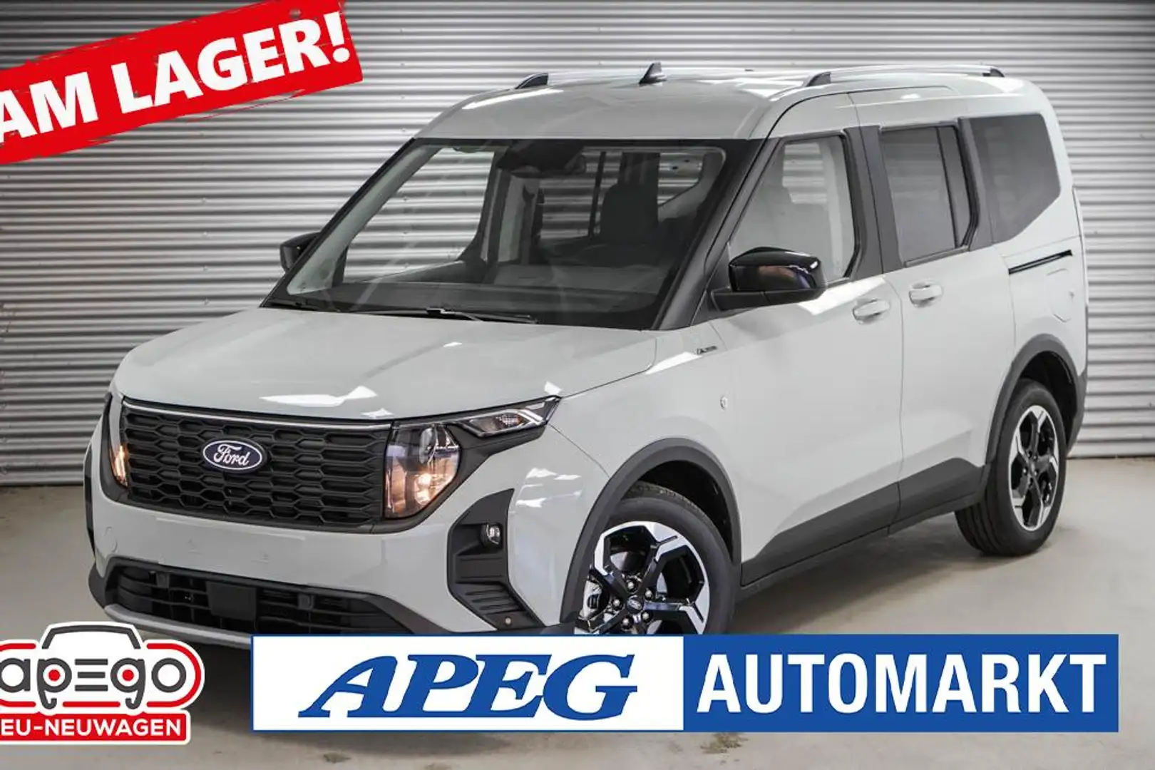 Ford Tourneo Courier 1,0 EcoBoost Automatik Active Grijs - 1