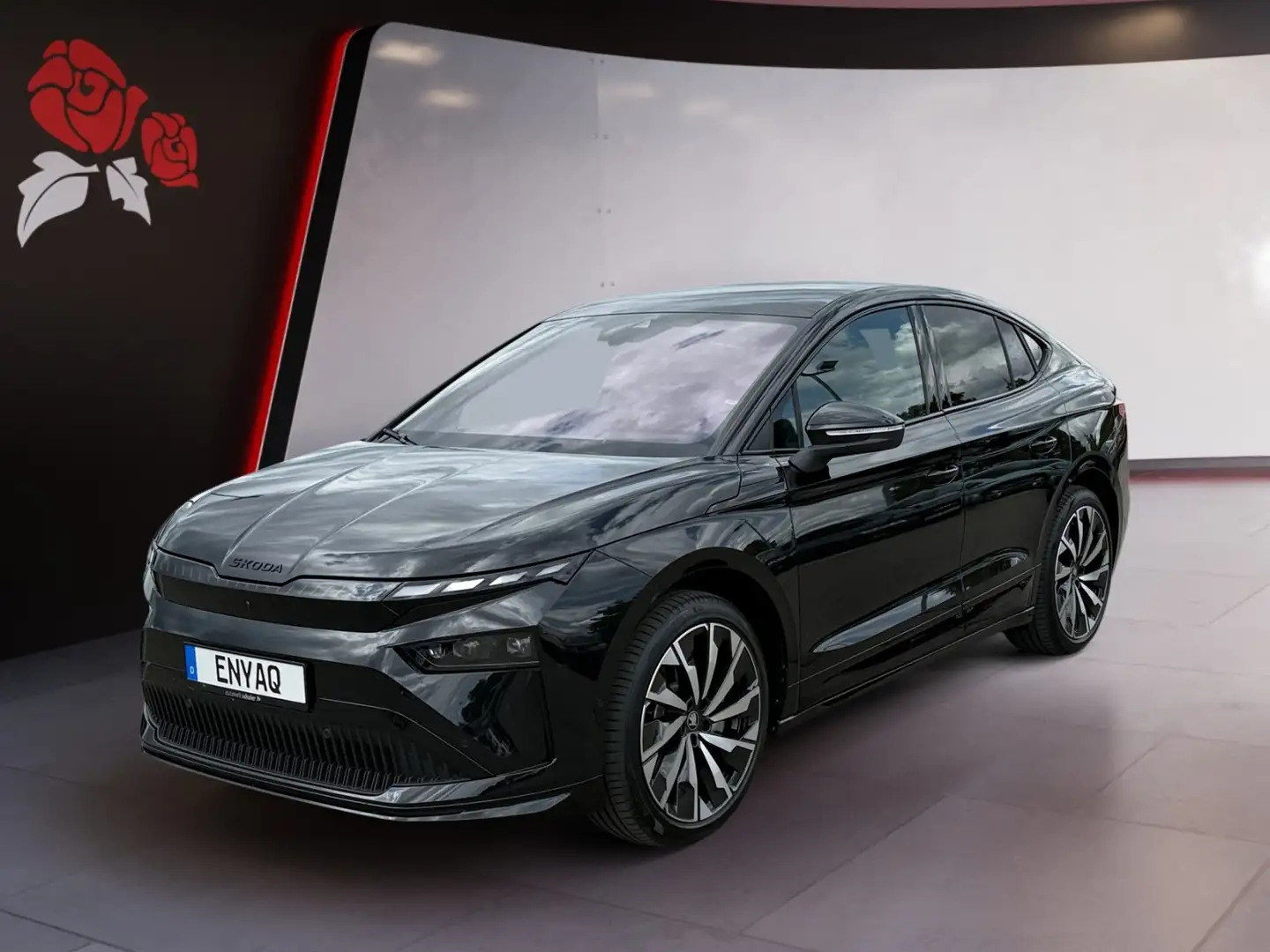 Skoda Enyaq Coupé 85 Sportline NAVI LED Schwarz - 2