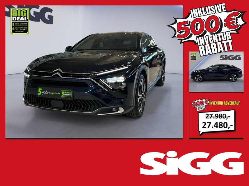 Citroen C5 X 1.2 136 Plus 2xKlima AUT DynLicht HUD Kam.
