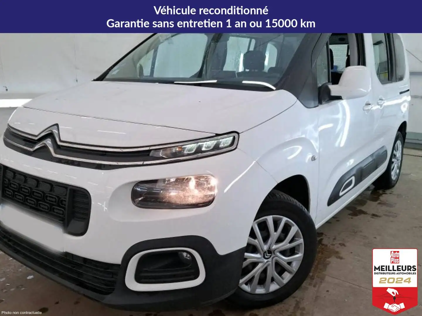 Citroen Berlingo Taille M PureTech 130 S\u0026S EAT8 Feel +Clim auto +Caméra de recul +Nav Blanco - 1
